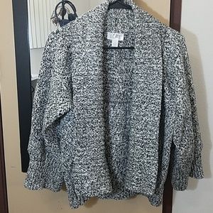 Ann Taylor Loft thick knit marl sweater short